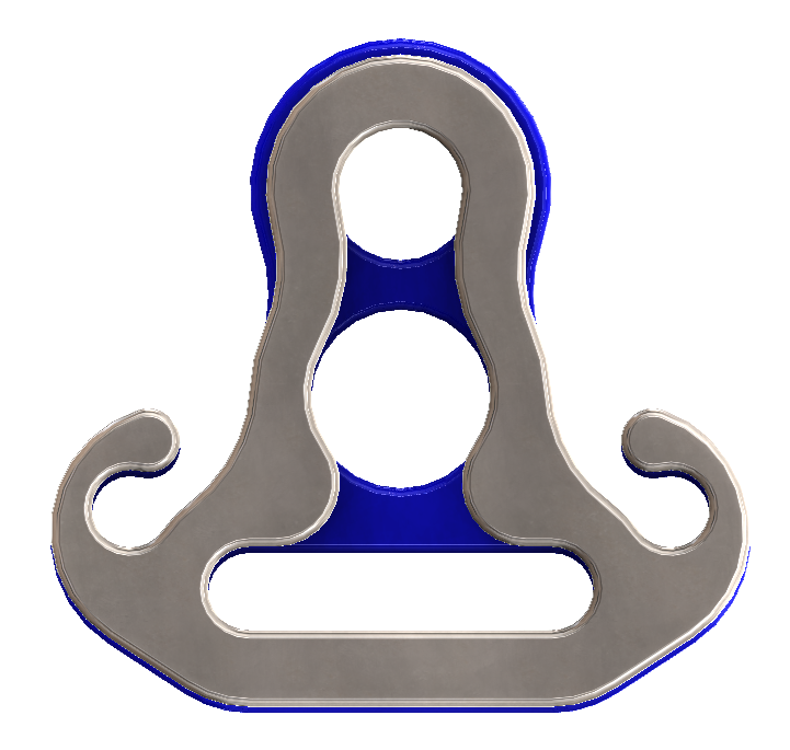 Titanium Bridge Hardware (set of 4)