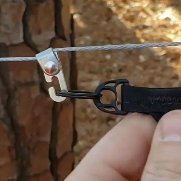 Titanium Continuous Ridgeline w/ Dyneema® Ultralight Hammock Tarp